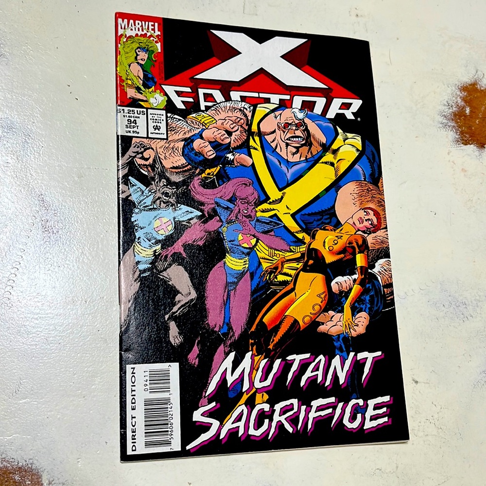 Marvel X Factor Mutant Sacrifice Comic